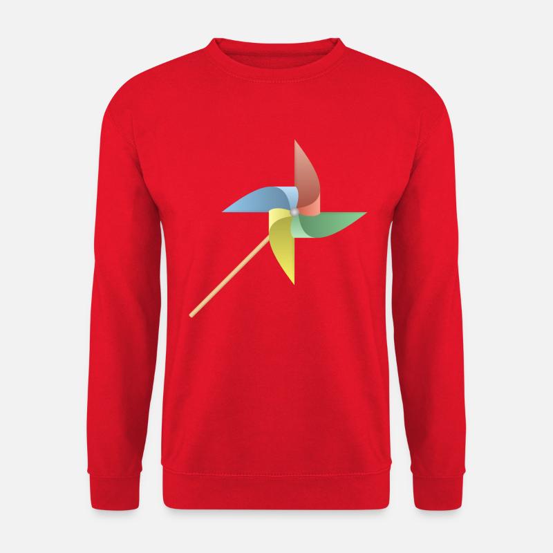 Windmühle - Unisex Pullover - Rot