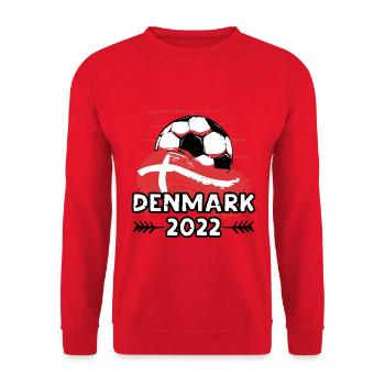 Danemark Danemark football Football 2022 - Sweat-shirt Unisexe - rouge - Devant - Alina (178cm) & Michal (187cm)
