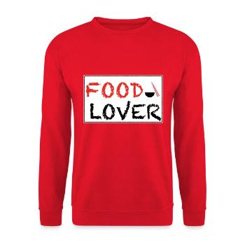Gourmand - Sweat-shirt Unisexe - rouge - Devant - Alina (178cm) & Michal (187cm)