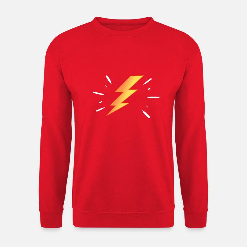 Rapide comme l'éclair - Sweat-shirt Unisexe - rouge