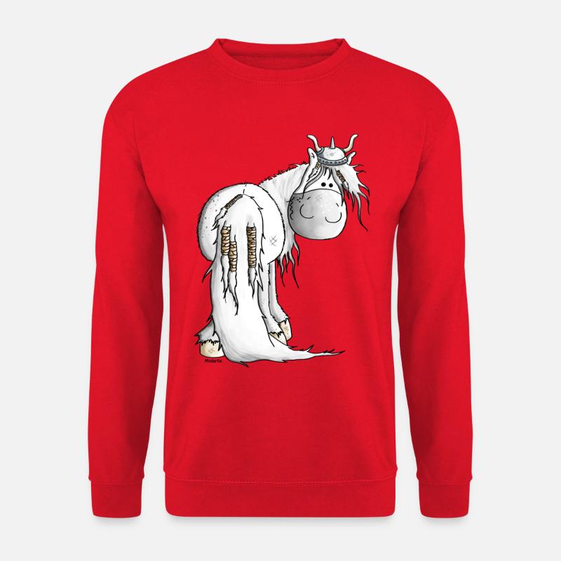 Wikinger Isländer - Pferd - Unisex Pullover - Rot