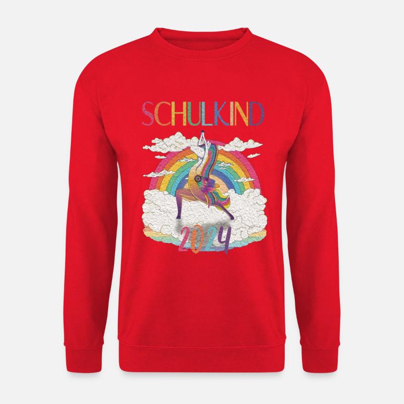 Schulkind 2024 - Next Level - Unisex Pullover - Rot