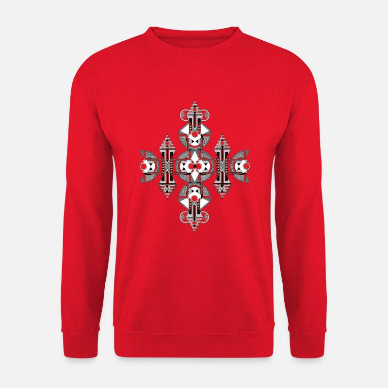 Einzigartiges Weihnachtsdesign - Unisex Pullover - Rot