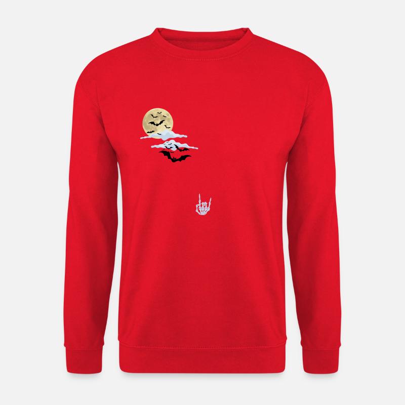 Halloween rockt - Unisex Pullover - Rot