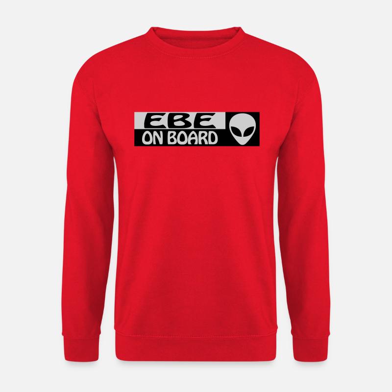 EBE ON BOARD - Unisex Sweatshirt - red