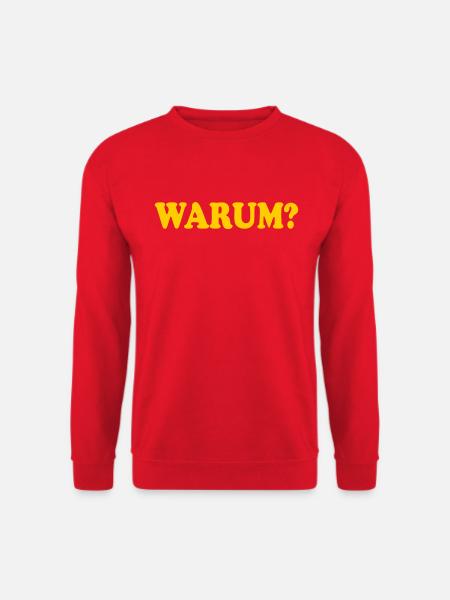 Warum - Unisex Pullover - Rot