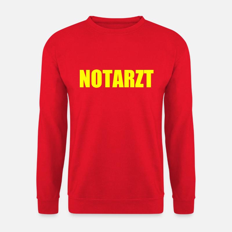 Notarzt - Unisex Pullover - Rot