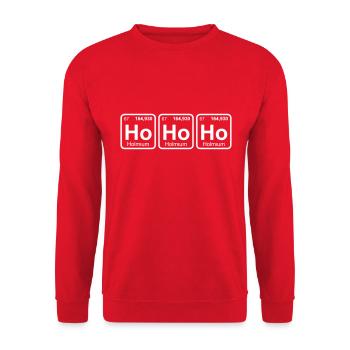 Merry Chemical Christmas - Unisex Sweatshirt - red - Front - Alina (178cm) & Michal (187cm)