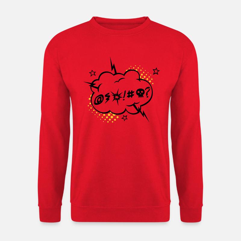 Grumble - Wütend - Unisex Pullover - Rot