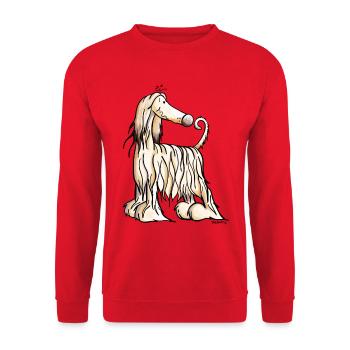 Aurelie Afghane - Unisex Pullover - Rot - Vorne - Alina (178cm) & Michal (187cm)