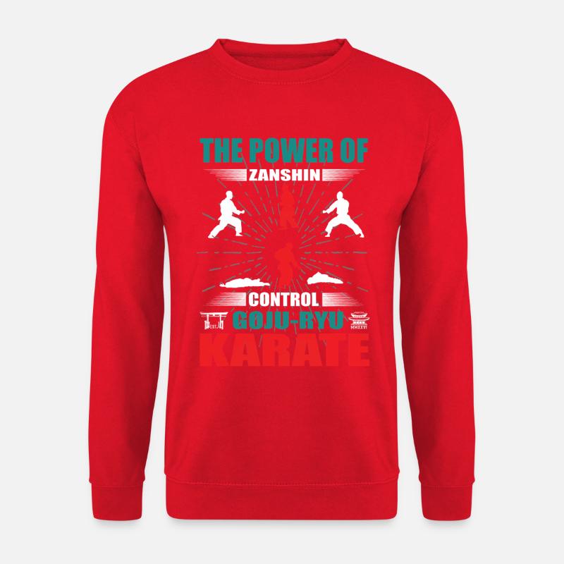 Goju-Ryu Karate Zanshin Design - Unisex Pullover - Rot
