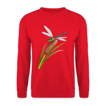 Libelle - Unisex Pullover - Rot - Vorne - Alina (178cm) & Michal (187cm)