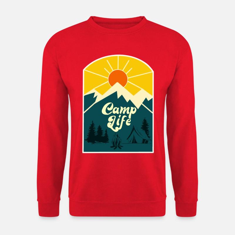 Camp-Leben - Unisex Pullover - Rot