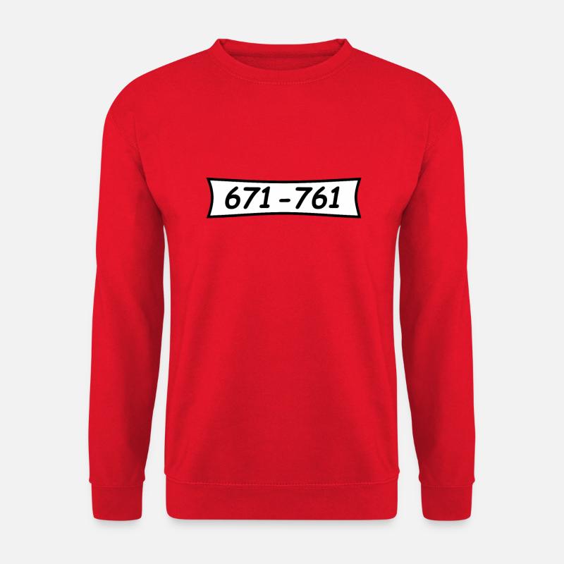 Panzerknacker numéro 671 761 - Sweat-shirt Unisexe - rouge