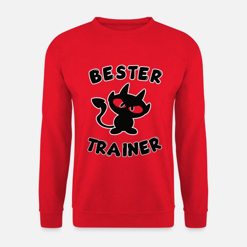 cooles bester Trainer Design - Unisex Pullover - Rot