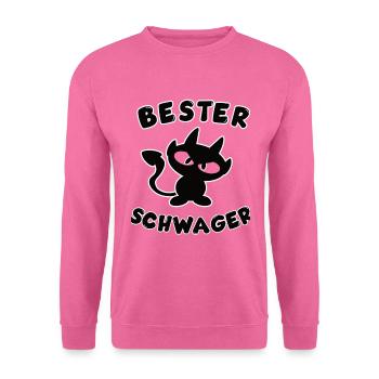 cooles bester Schwager Design - Unisex Pullover - Pink - Vorne