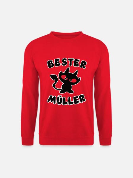 cooles bester Müller Design - Unisex Pullover - Rot