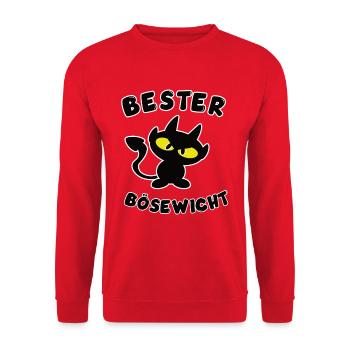 cool best villain design - Unisex Sweatshirt - red - Front - Alina (178cm) & Michal (187cm)