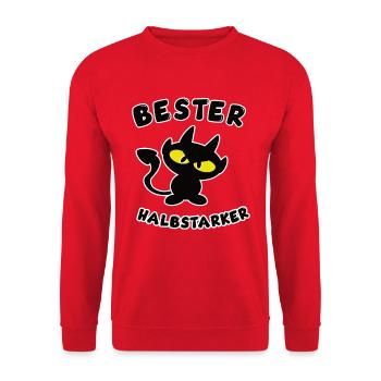 cool meilleur design semi-fort - Sweat-shirt Unisexe - rouge - Devant - Alina (178cm) & Michal (187cm)