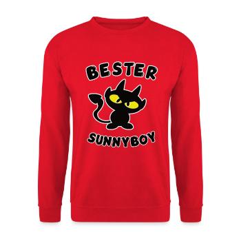 cool best sunnyboy design - Unisex Sweatshirt - red - Front - Alina (178cm) & Michal (187cm)