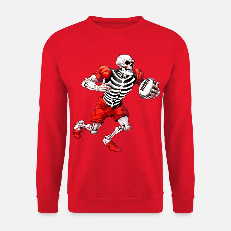 Skeletons Rugby - Unisex Sweatshirt - red