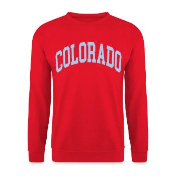 Colorado - Unisex Pullover - Rot - Vorne - Alina (178cm) & Michal (187cm)