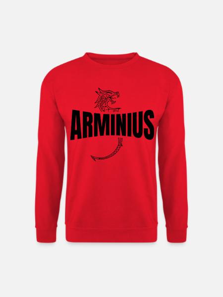 Arminius Drachen Logo - Unisex Pullover - Rot
