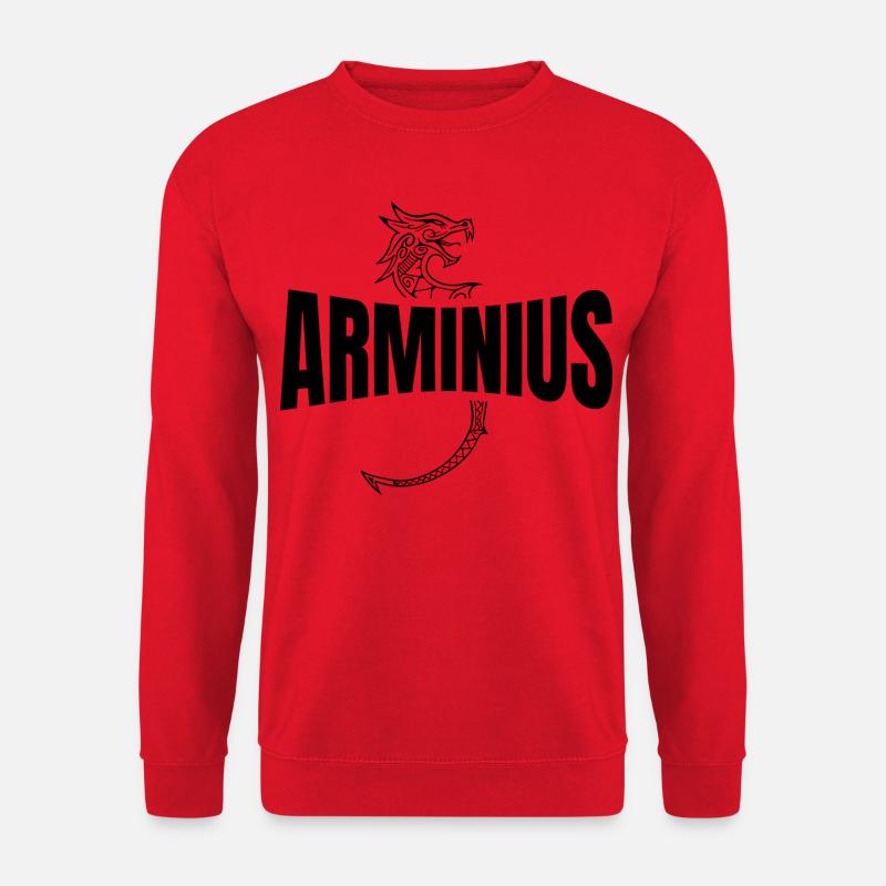 Arminius Dragon Logo - Unisex Sweatshirt - red