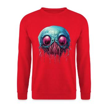 The Fly - Unisex Sweatshirt - red - Front - Alina (178cm) & Michal (187cm)