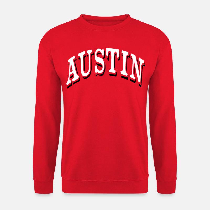Austin - Unisex Sweatshirt - red