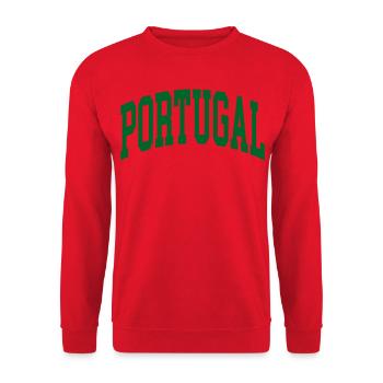 Portugal - Sweat-shirt Unisexe - rouge - Devant - Alina (178cm) & Michal (187cm)