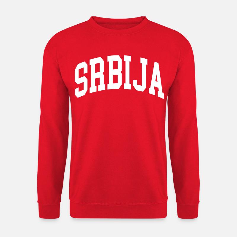 Serbien - Unisex Pullover - Rot