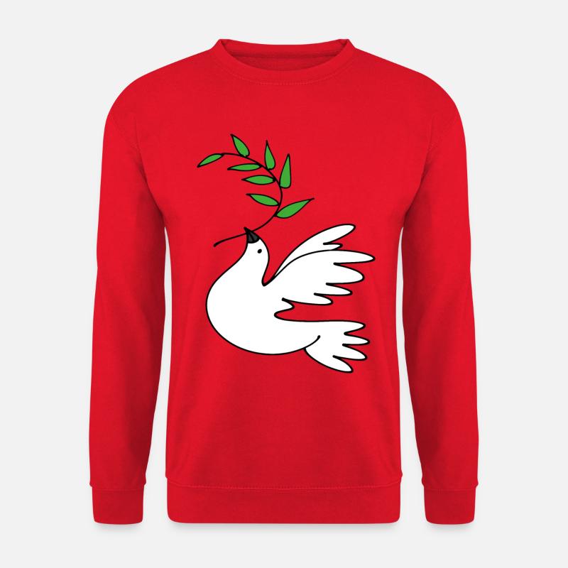 Friedenstaube - Unisex Pullover - Rot