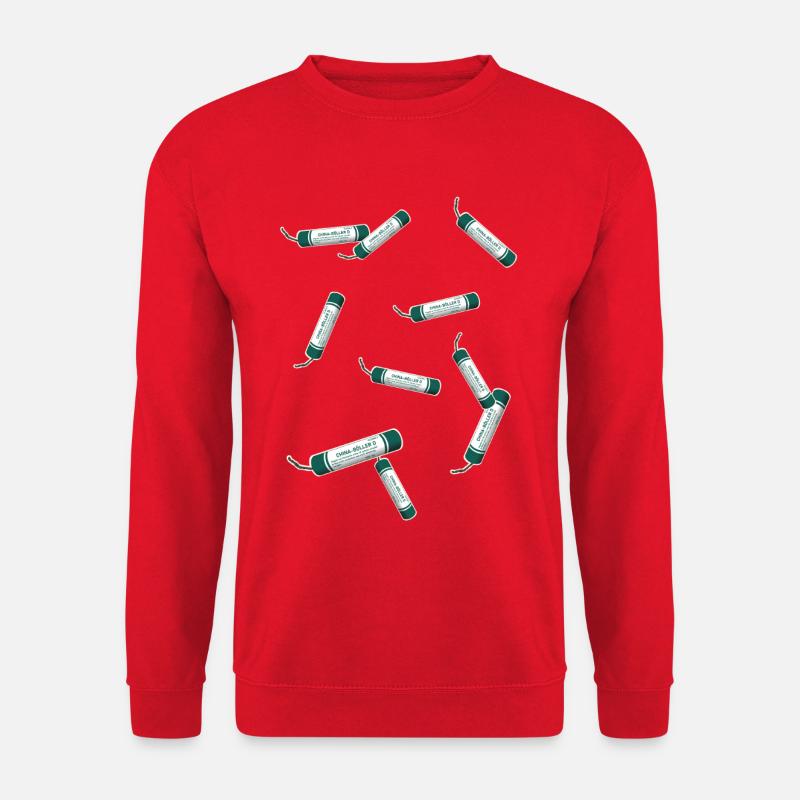 Pyro firecrackers - Unisex Sweatshirt - red