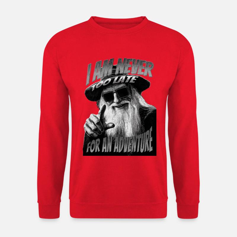 Cooler Zauberer - Unisex Pullover - Rot