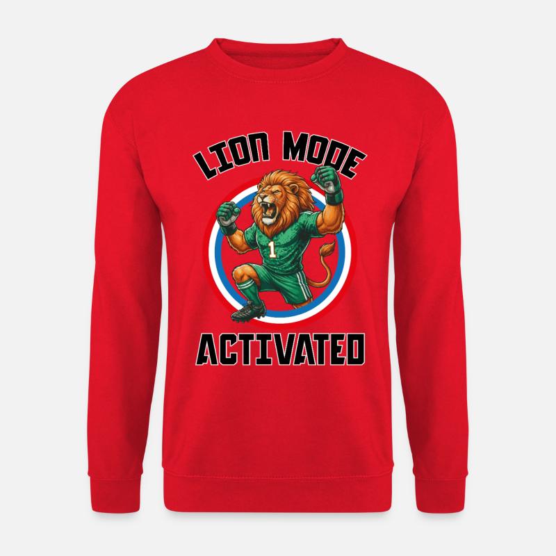 LionModeA - Sweat-shirt Unisexe - rouge