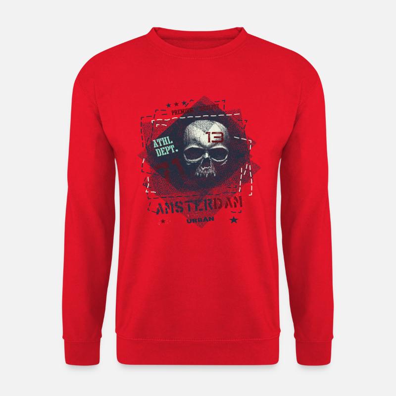 Amsterdam - Unisex Pullover - Rot