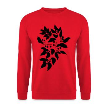 berries c1 - Unisex Sweatshirt - red - Front - Alina (178cm) & Michal (187cm)