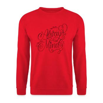 Toujours dans mon - Sweat-shirt Unisexe - rouge - Devant - Alina (178cm) & Michal (187cm)