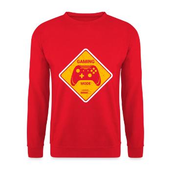 Votre mode de jeu est en charge en ce moment - Sweat-shirt Unisexe - rouge - Devant - Alina (178cm) & Michal (187cm)