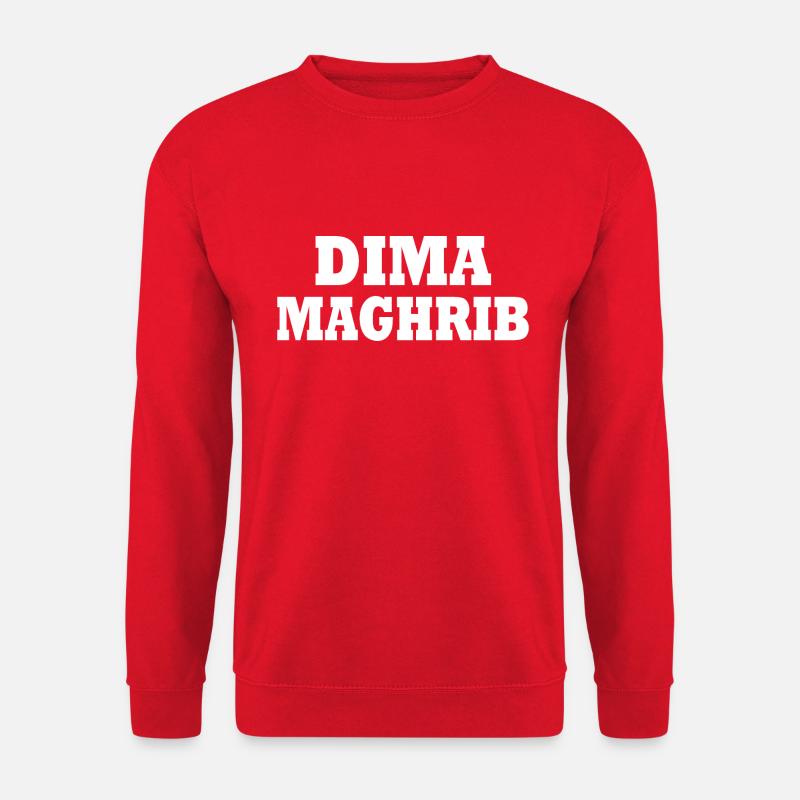 Dima maghrib - Unisex Sweatshirt - red