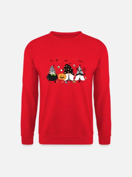 Es ist die Jahreszeit, Halloween-Zwerge, Thanksgiving-Gif - Unisex Pullover - Rot