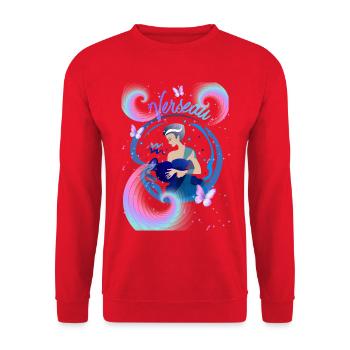 Aquarius Woman – Astrology Gift - Unisex Sweatshirt - red - Front - Alina (178cm) & Michal (187cm)