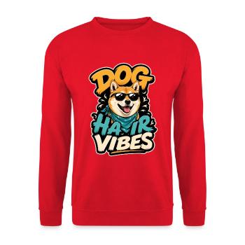 Shiba - Unisex Pullover - Rot - Vorne - Alina (178cm) & Michal (187cm)