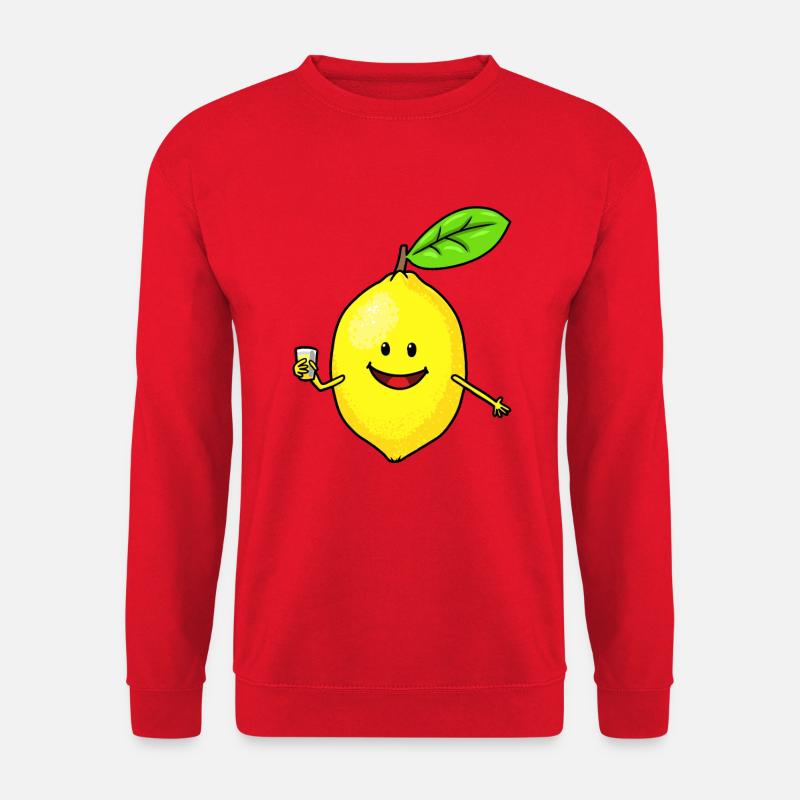 Cute lemon - Unisex Sweatshirt - red