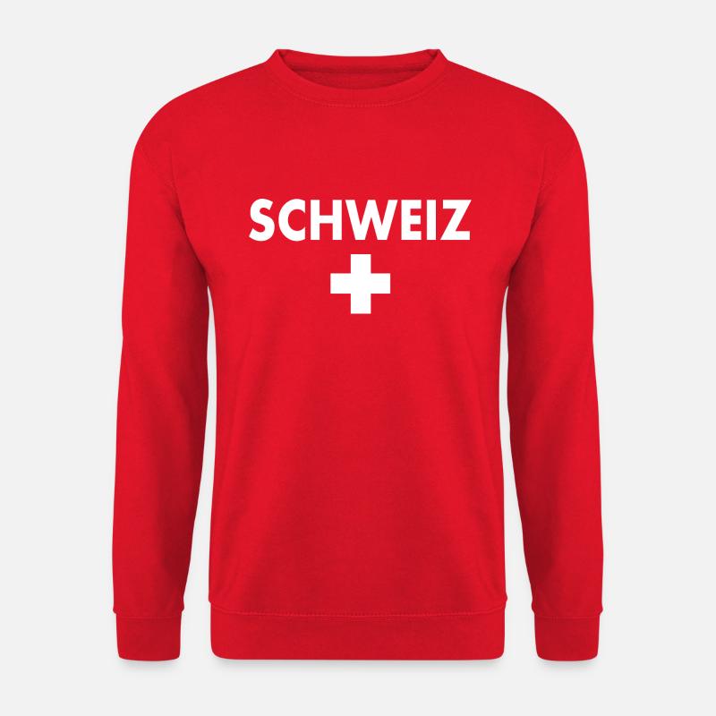 Schweiz - Unisex Pullover - Rot