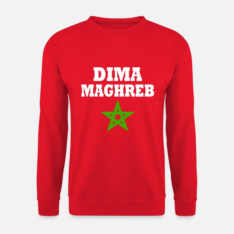 Dima maghreb - Unisex Pullover - Rot