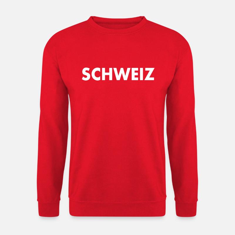 Switzerland - Unisex Sweatshirt - red