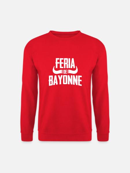 Feria de Bayonne - Sweat-shirt Unisexe - rouge