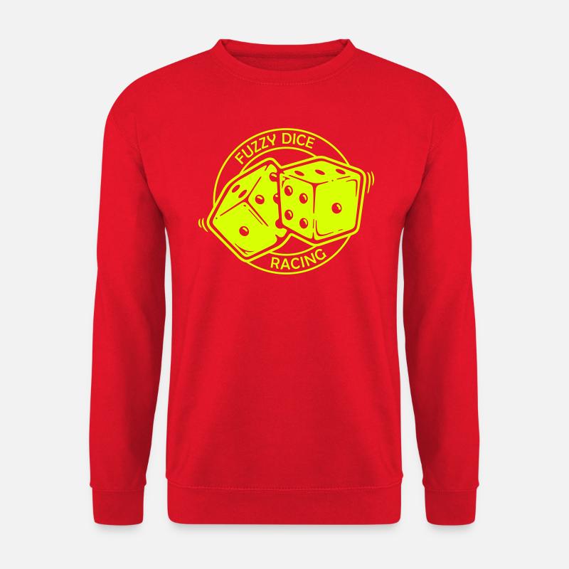 Fuzzy Dice Racing - Unisex Pullover - Rot